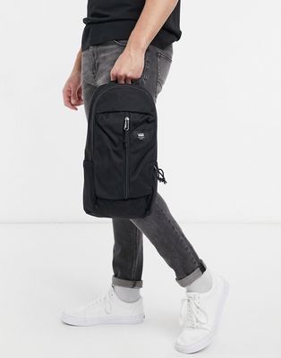 Vans Warp sling backpack in black