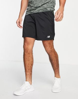 New Balance Running accelerate 7in shorts in black