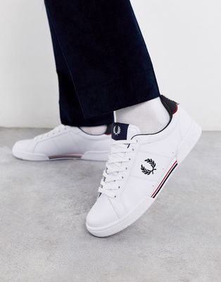 Fred Perry B722 leather sneakers in white