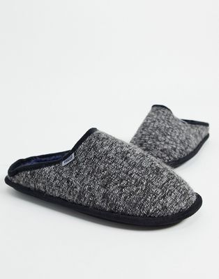 Greentreat mule slippers in gray-Grey