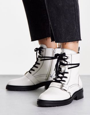 AllSaints Donita boots in White