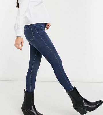 Vero Moda Petite skinny shape up jeans in dark blue