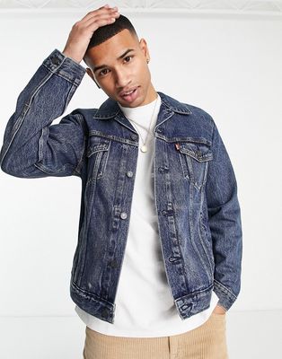 Levi's denim trucker jacket in mid blue