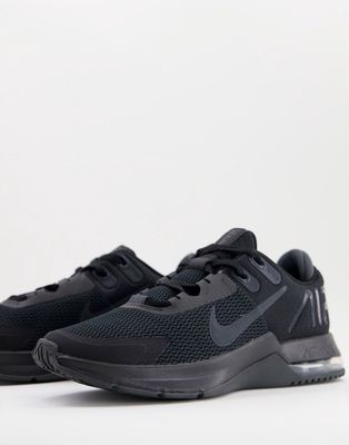 Nike Training Air Max Alpha sneakers in triple black