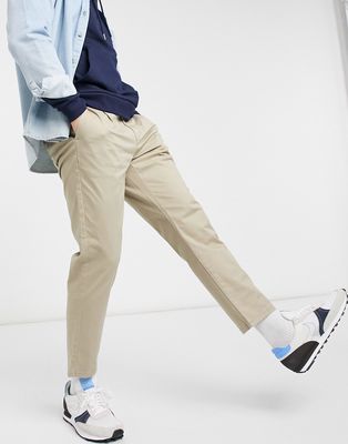 Only & Sons chinos in slim fit cropped stone-Neutral