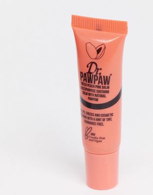 Dr. PAWPAW Tinted Peach Pink Multipurpose Balm 10ml-Clear