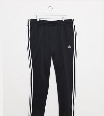 adidas Originals Plus 3 stripe track pant-Black