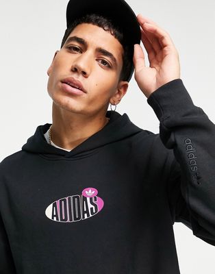 adidas Originals 'Area 33' hoodie in black