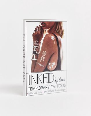 INKED by Dani White-Out Temporary Tattoo Pack