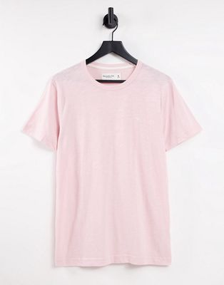 Abercombie & Fitch logo t-shirt in pink