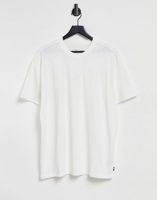 Nike Premium Essentials oversized T-shirt in white