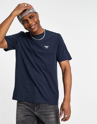 Barbour Beacon small logo relaxed fit t-shirt in navy