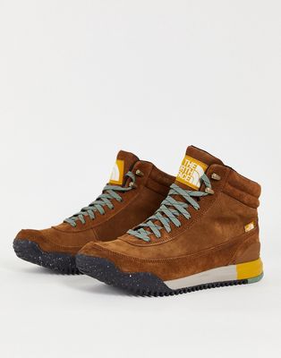 The North Face Back to Berkley III leather boots in brown