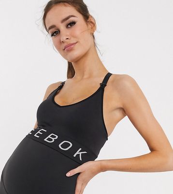 Reebok Training maternity bra in black