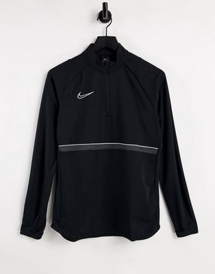 Nike Soccer Academy dry drill top in black
