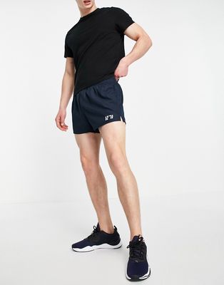 New Look SPORT running shorts in navy