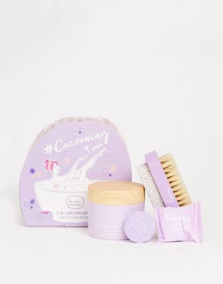 Le Mini Macaron Cocooning Time 3-in-1 Spa Pedicure Set-No color