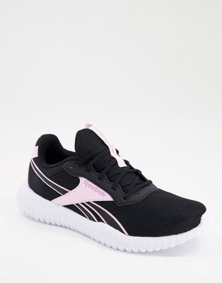 Reebok Flexagon energy 2.0 training sneakers in black and pink
