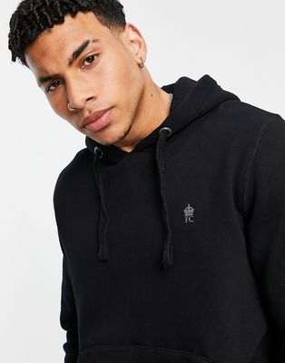 French Connection overhead hoodie in black