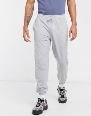 ASOS 4505 icon training sweatpants with tapered fit in gray marl-Grey