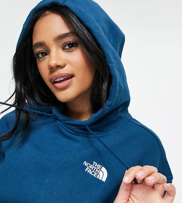 The North Face Essential hoodie in navy Exclusive at ASOS