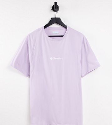 Columbia CSC Basic Logo t-shirt in lilac Exclusive at ASOS-Purple