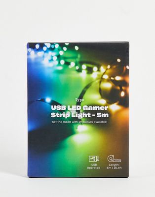 TYPO 5m LED strip lights-Multi