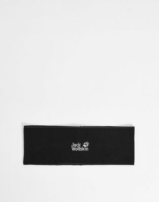 Jack Wolfskin Real Stuff headband in black