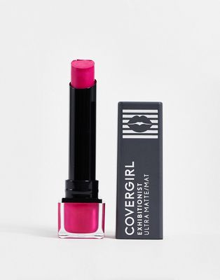 CoverGirl Exhibitionist Ultra Matte Lipstick in WinkWink-Red