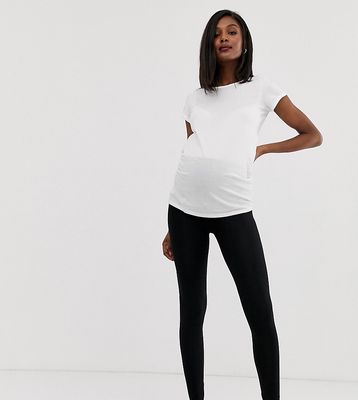 ASOS DESIGN Maternity over the bump leggings in black