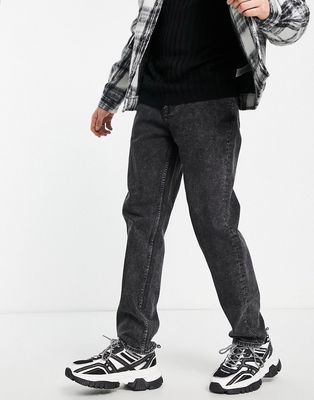 New Look straight fit jeans in dark gray