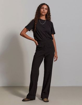 Y.A.S high waist tailored pants in black - part of a set