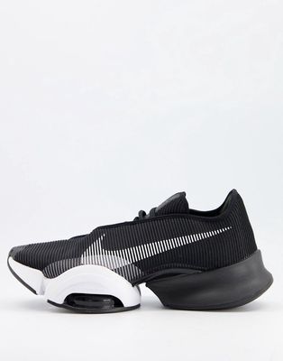 Nike Training Air Zoom SuperRep 2 in sneakers in black and white