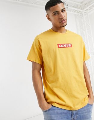 Levi's relaxed graphic logo t-shirt in yellow