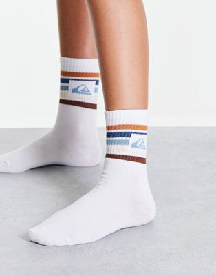 Quiksilver The stripes socks in white
