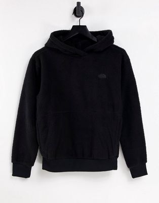 The North Face Dunraven Sherpa hoodie in black