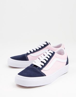 Vans Old Skool sneakers in pink/blue