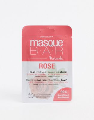 Masque Bar Naturals Rose Sheet Mask-No color
