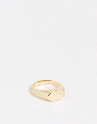 & Other Stories signet ring in gold