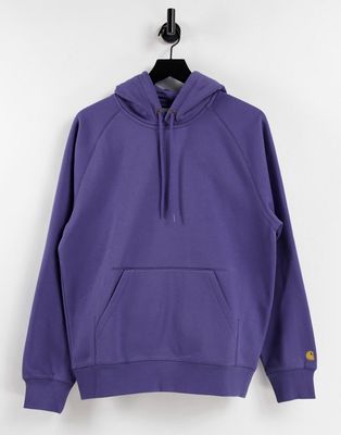 Carhartt WIP Chase hoodie in purple
