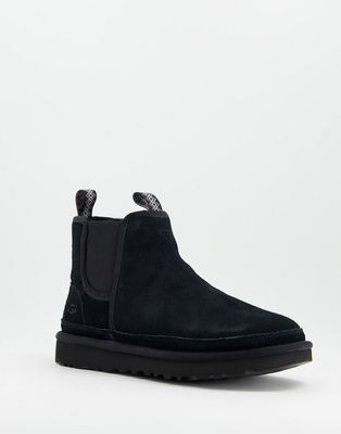 Ugg Neumel sheepskin Chelsea boots in black