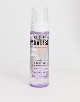 Isle of Paradise Glow Clear Self-Tanning Mousse - Dark 6.76 fl oz-No color