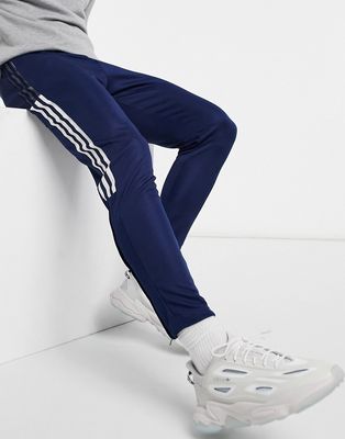 adidas Training Tiro 3-Stripes sweatpants in navy