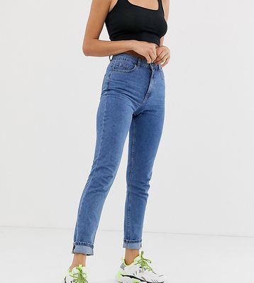 Noisy May Tall ankle grazer mom jean-Blues