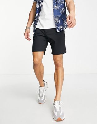 French Connection chino shorts in black