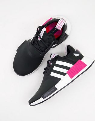 Adidas Originals NMD trainers in Black and Pink