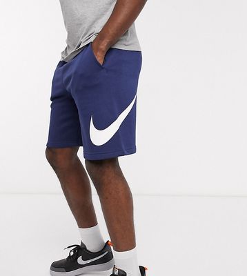 Nike Club Tall shorts in navy