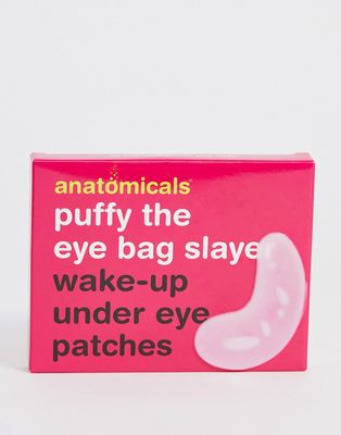 Anatomicals Puffy The Eye Bag Slayer Wake-Up Under Eye Patches-Clear