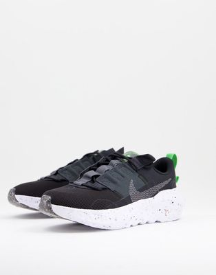 Nike Crater Impact sneakers in black/iron gray