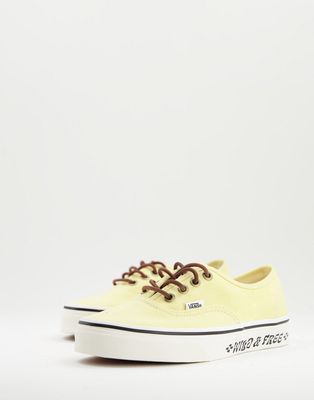Vans X Parks Project Authentic sneakers in yellow